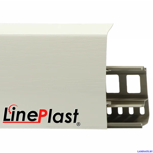 Плинтус LinePlast 85  Белый глянец LS002