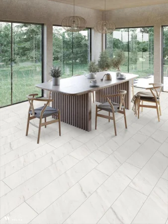 фото Ламинат EGGER Pro Large Aqua+ 4V EPL245 Мрамор Леванто белый в интернет-магазине laminate.by