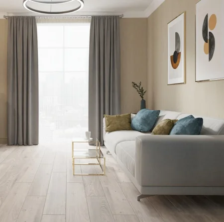 фото Ламинат EGGER Comfort Classic EC2040 Дуб Кортон белый в интернет-магазине laminate.by